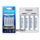 Зарядное устройство Panasonic Eneloop BQ-CC61 + 4 аккумулятора AA Panasonic Eneloop 2000mah