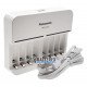 Зарядное устройство Panasonic Eneloop BQ-CC63 Smart 8 Charger на 8 каналов для АА и ААА аккумуляторов, упаковка EcoBox