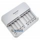Зарядное устройство Panasonic Eneloop BQ-CC63 Smart 8 Charger на 8 каналов для АА и ААА аккумуляторов, упаковка EcoBox