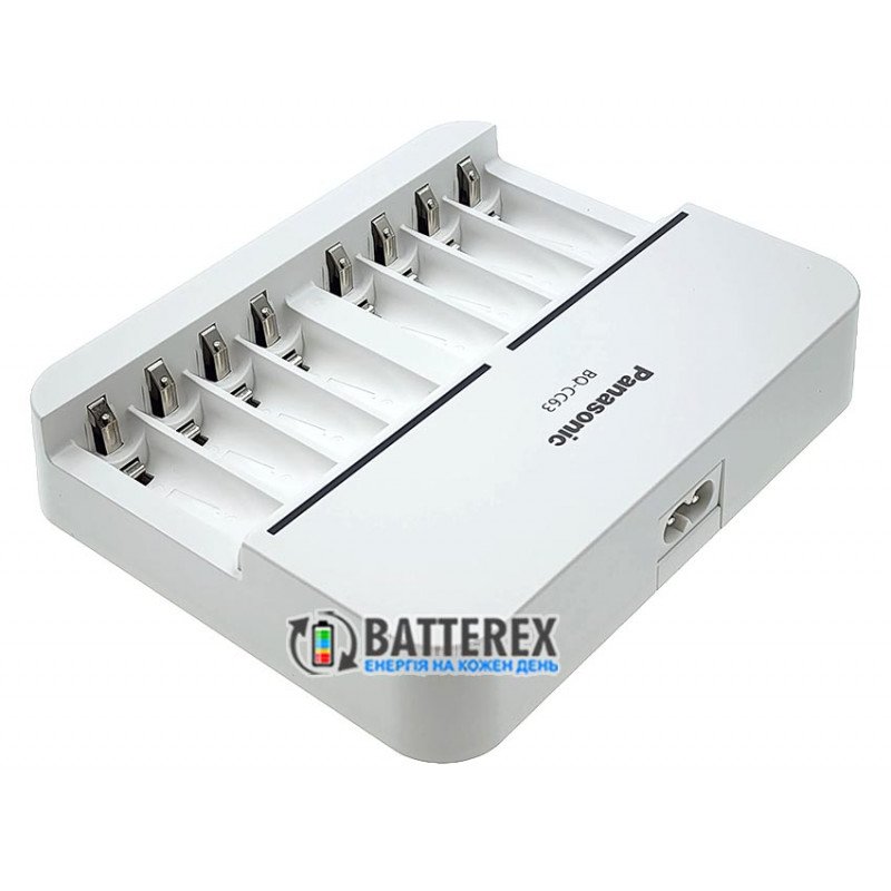 Зарядное устройство Panasonic Eneloop BQ-CC63 Smart 8 Charger на 8 каналов для АА и ААА аккумуляторов, упаковка EcoBox