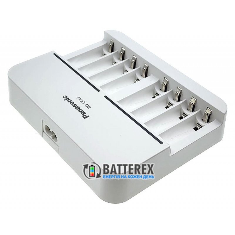 Зарядное устройство Panasonic Eneloop BQ-CC63 Smart 8 Charger на 8 каналов для АА и ААА аккумуляторов, упаковка EcoBox