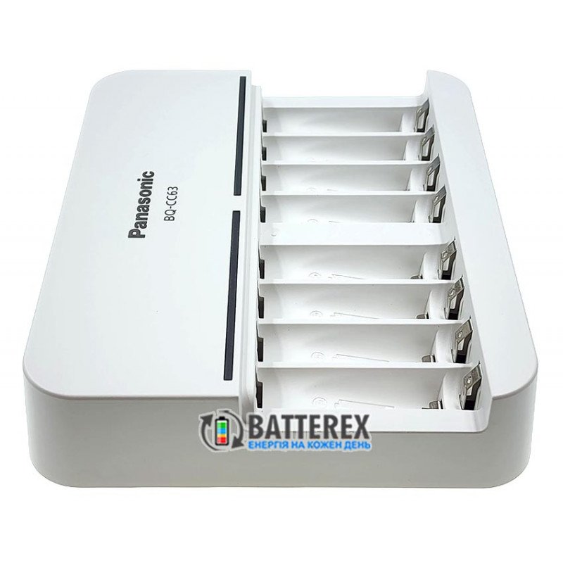 Зарядное устройство Panasonic Eneloop BQ-CC63 Smart 8 Charger на 8 каналов для АА и ААА аккумуляторов, упаковка EcoBox