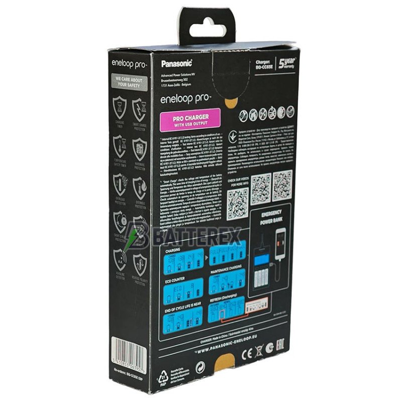 Інтелектуальний зарядний пристрій Panasonic Eneloop BQ-CC65 PRO Charger