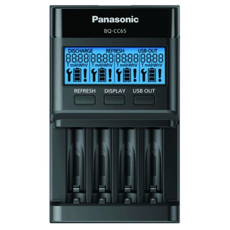 Інтелектуальний зарядний пристрій Panasonic Eneloop BQ-CC65 PRO Charger