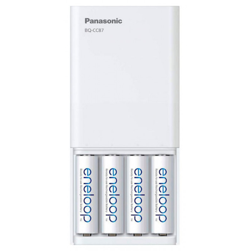 Зарядний пристрій та повербанк Panasonic Eneloop BQ-CC87