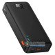Повербанк Baseus Airpow 20000mAh 20W Black, швидкий заряд QC 3.0 и PD, наскрізний заряд для одночасної зарядки повербанка та пристроїв