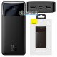 Повербанк Baseus Bipow PPBD050501 Black 20000mAh 15W на 2 порти USB и Type-C 5V 3A