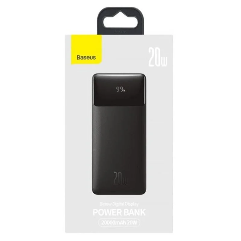 Повербанк Baseus Bipow PPBD050501 20000mAh 20W Black Чорний із