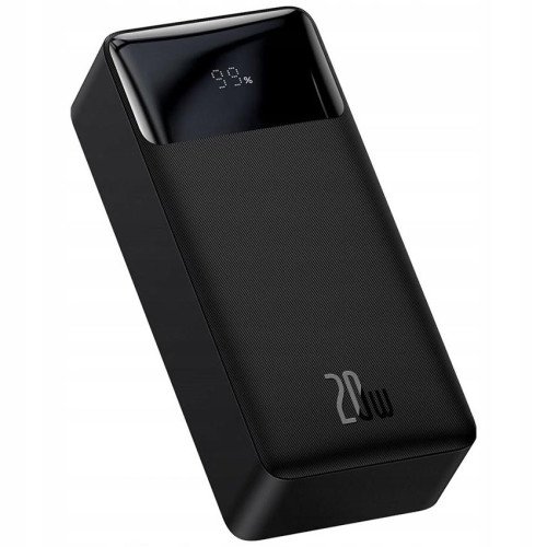 Повербанк Baseus Bipow 30000mAh 20W Black PPBD050401 із функціями швидкого заряду QC 3.0 и PD