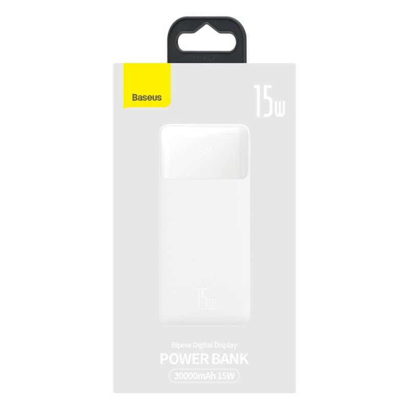 Повербанк Baseus Bipow PPDML-K02 15W 30000mAh білий