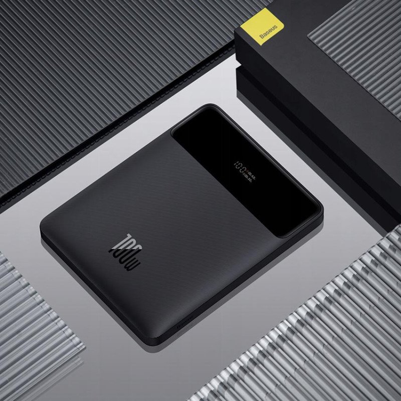 Повербанк Baseus Blade High Power PPDLG-01 20000mAh 100W Black с быстрой зарядкой QC 4.0 и PD для ноутбуков, планшетов, сматрфонов