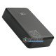 Повербанк із швидким зарядом EverActive Energy Bank EB-20QB 20000 mAh 20W QC+PD, наскрізний заряд Pass-through, дисплей