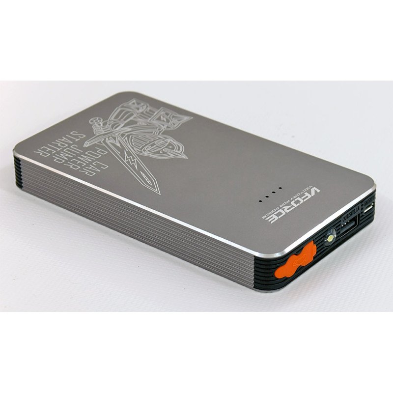 Мобильная батарея - автомобильный стартер Car Jump Starter Power Bank HQ-Tech VFORCE Silver 8800mAh