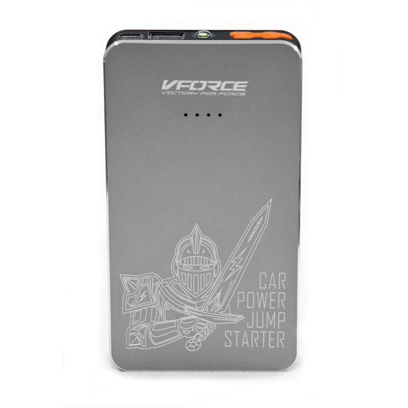Мобильная батарея - автомобильный стартер Car Jump Starter Power Bank HQ-Tech VFORCE Silver 8800mAh