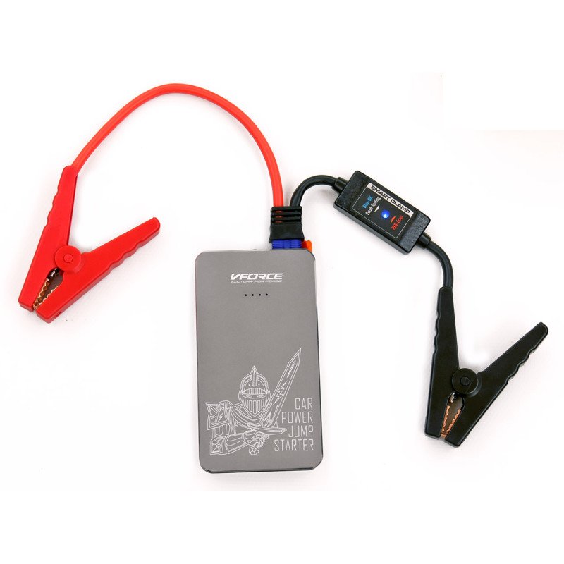 Мобильная батарея - автомобильный стартер Car Jump Starter Power Bank HQ-Tech VFORCE Silver 8800mAh
