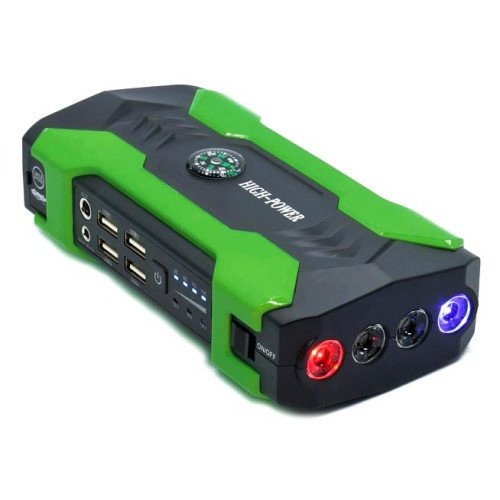 HQ-Tech High-Power 28000mAh Green - пусковое устройство для автомобиля с функциями повербанка 5/12/16/19V и фонариком