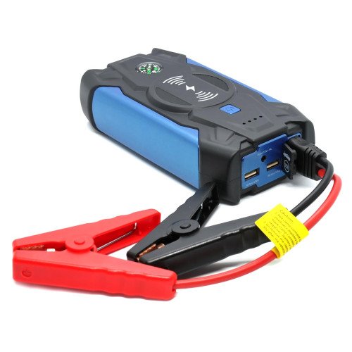 HQ-Tech High-Power 39800mAh Blue - пусковое устройство для автомобиля с функциями повербанка, беспроводной зарядкой и фонариком