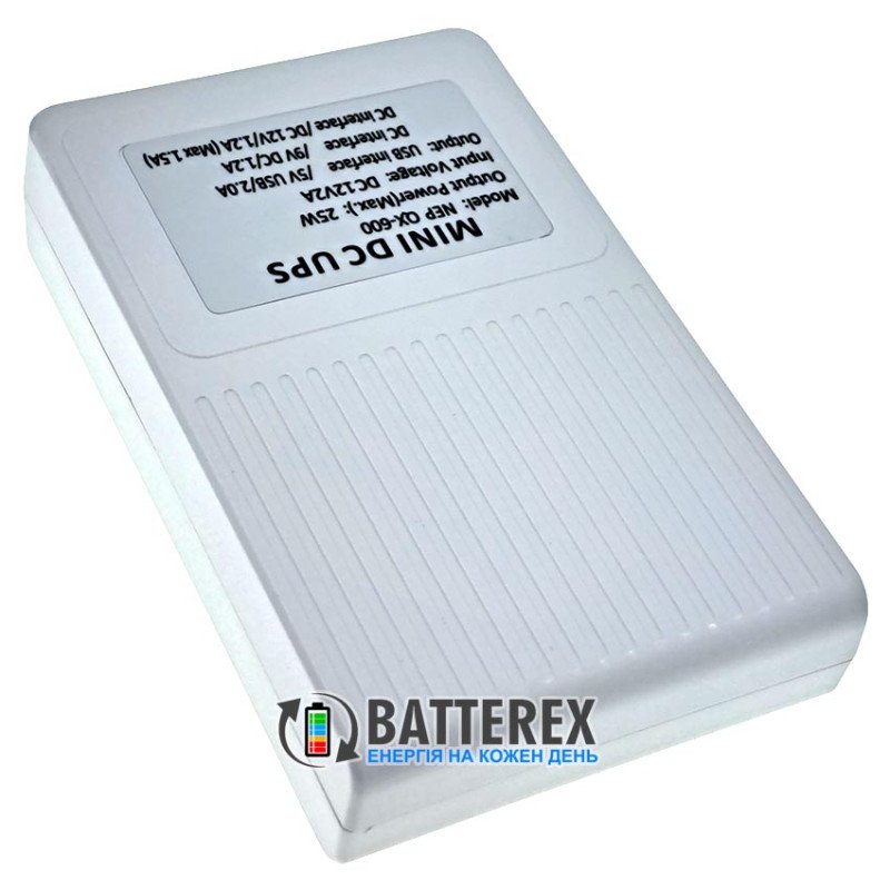 Mini UPS Powerbank для роутеров NEP QX-600 5V/9V/12V 25W 8800mah 220/12V