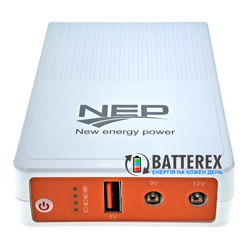 Mini UPS Powerbank для роутеров NEP QX-600 5V/9V/12V 25W 8800mah 220/12V