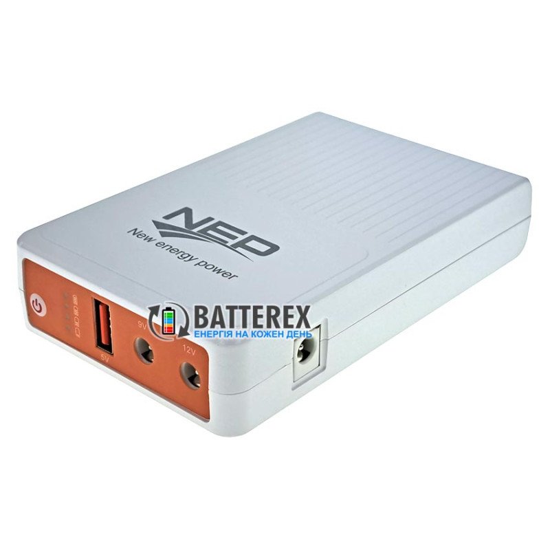 Mini UPS Powerbank для роутеров NEP QX-600 5V/9V/12V 25W 8800mah 220/12V