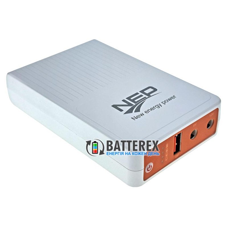 Mini UPS Powerbank для роутеров NEP QX-600 5V/9V/12V 25W 8800mah 220/12V