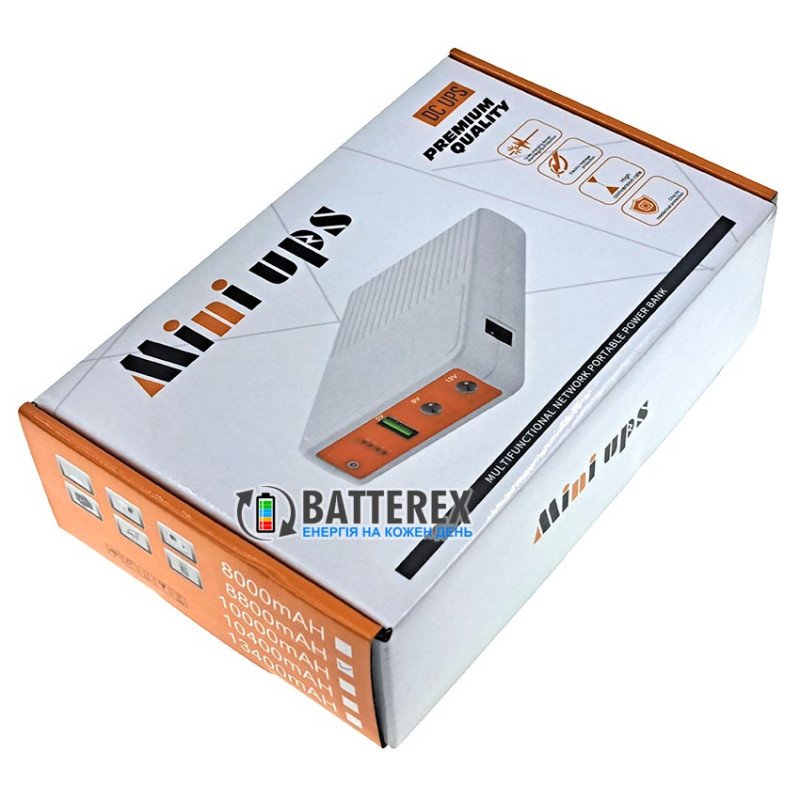 Mini UPS Powerbank для роутеров NEP QX-600 5V/9V/12V 25W 8800mah 220/12V