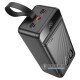 Повербанк HOCO J123C Element 60000mAh 22.5W, підтримка швидкого заряду QC3.0 та PD 20W, вбудована LED-лампа