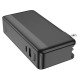 Повербанк - сетевой адаптер HOCO Q16 2-in-1 Adapter & PowerBank 10000mAh Black 22.5W, быстрый заряд QC3.0 и PD 20W