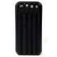 Повербанк Mibrand Extreme MI20K/S4W 20000mAh 15W Solar Charger PowerBank із сонячною панеллю, вбудованними кабелями та ліхтариком