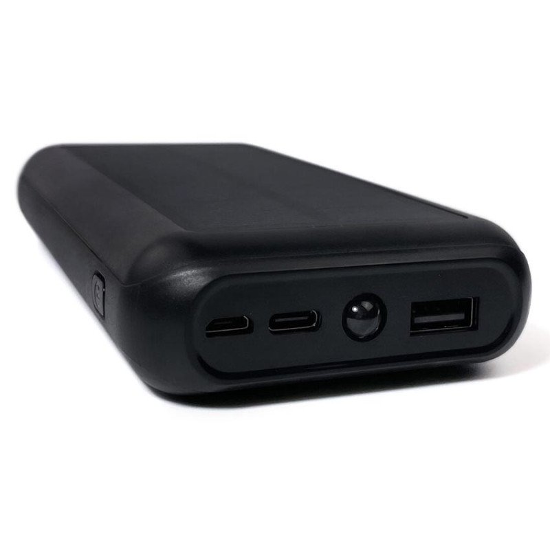 Повербанк Mibrand Extreme MI20K/S4W 20000mAh 15W Solar Charger PowerBank із сонячною панеллю, вбудованними кабелями та ліхтариком
