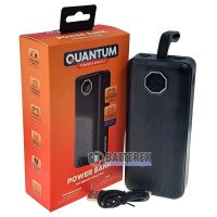 Повербанк Quantum QM-PB1032 30000mAh Black 22.5W, функції швидкого заряду QC3.0 та PD, LED-лампа
