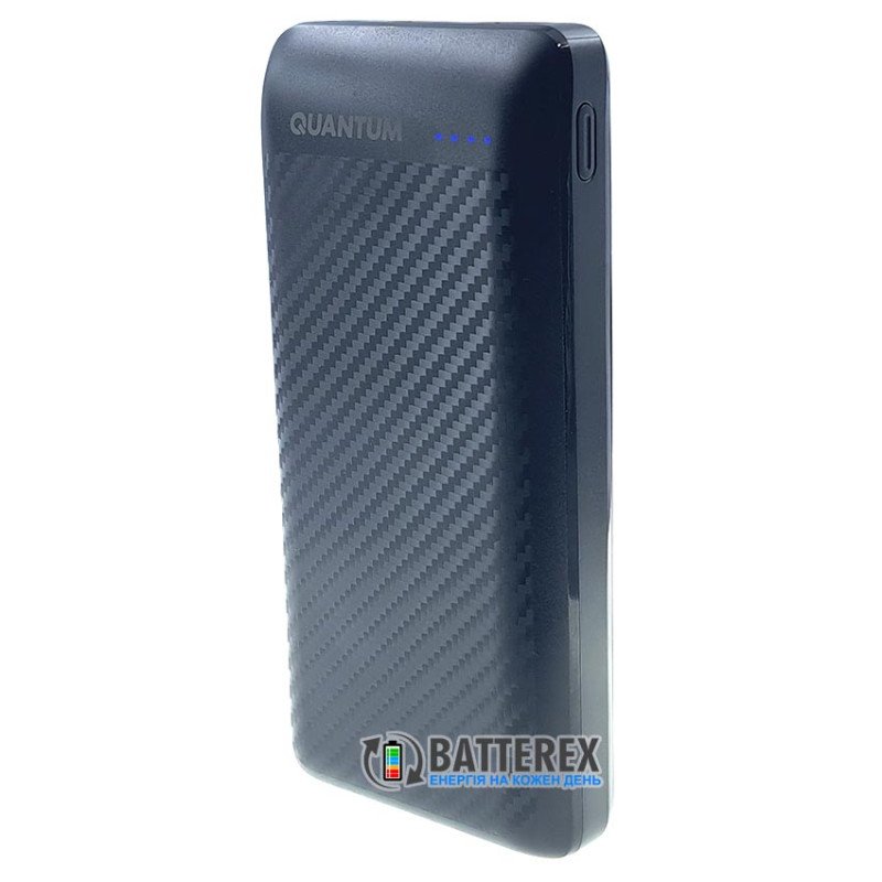 Повербанк Quantum QM-PB1022 20000mAh Black 22.5W із підтримкою швидкого заряду QC3.0 та PD