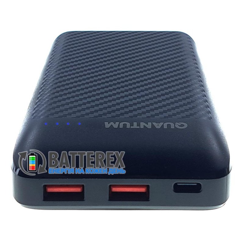 Повербанк Quantum QM-PB1022 20000mAh Black 22.5W із підтримкою швидкого заряду QC3.0 та PD