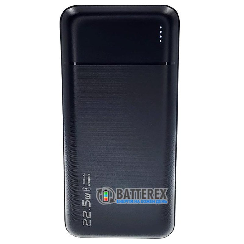 Повербанк REMAX Lango2 Series RPP-192 20000mAh Black 22.5W, підтримка швидкого заряду QC3.0 та PD