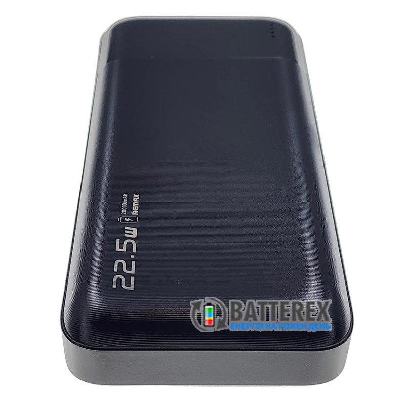 Повербанк REMAX Lango2 Series RPP-192 20000mAh Black 22.5W, підтримка швидкого заряду QC3.0 та PD