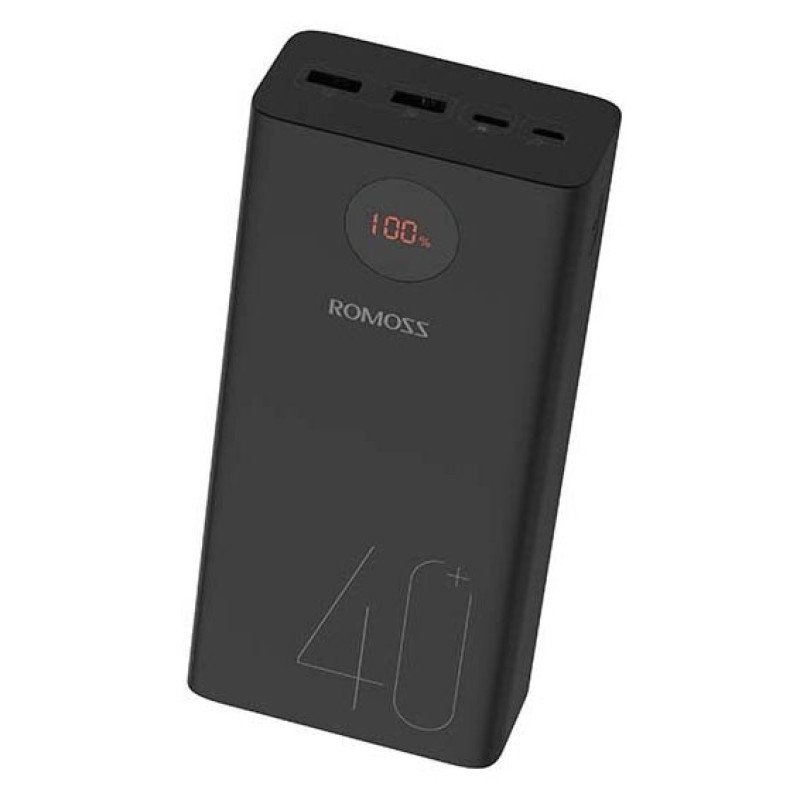 Повербанк Romoss Zeus PEA40 40000mAh 18W із швидким зарядом Quick Charge 3.0 и PD 18W