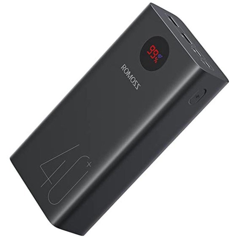 Повербанк Romoss Zeus PEA40 40000mAh 18W із швидким зарядом Quick Charge 3.0 и PD 18W