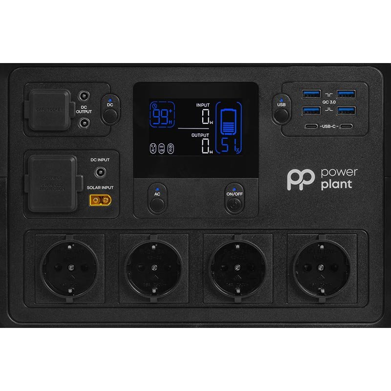 Зарядна станція PowerPlant HS1800 1484Wh 412444mAh 1800W
