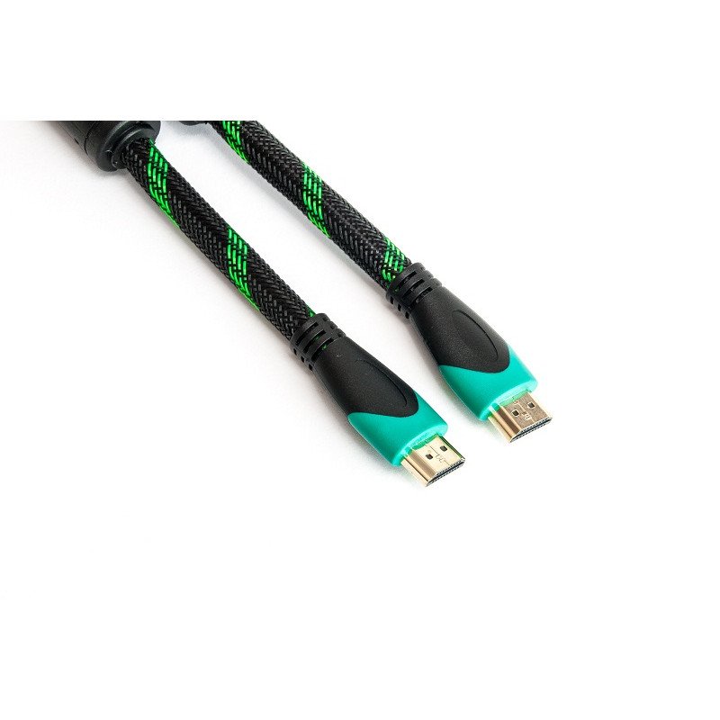 Видeo кабель HDMI - HDMI, 1.5м, позолоченные коннекторы, 2.0V, Double ferrites, Highspeed