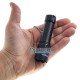 Кишеньковий ліхтарик Quantum Minik Black QM-FL1040 із захистом від дощу та зарядкою від USB