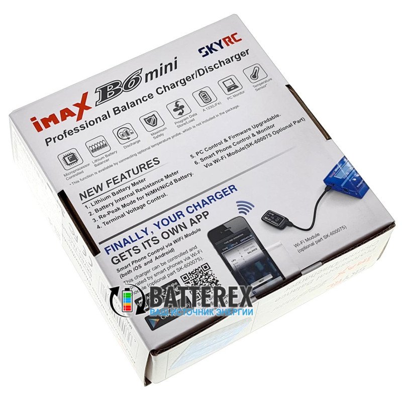 Балансировочное зарядное устройство SkyRC iMAX B6 Mini 60W 6A без блока питания
