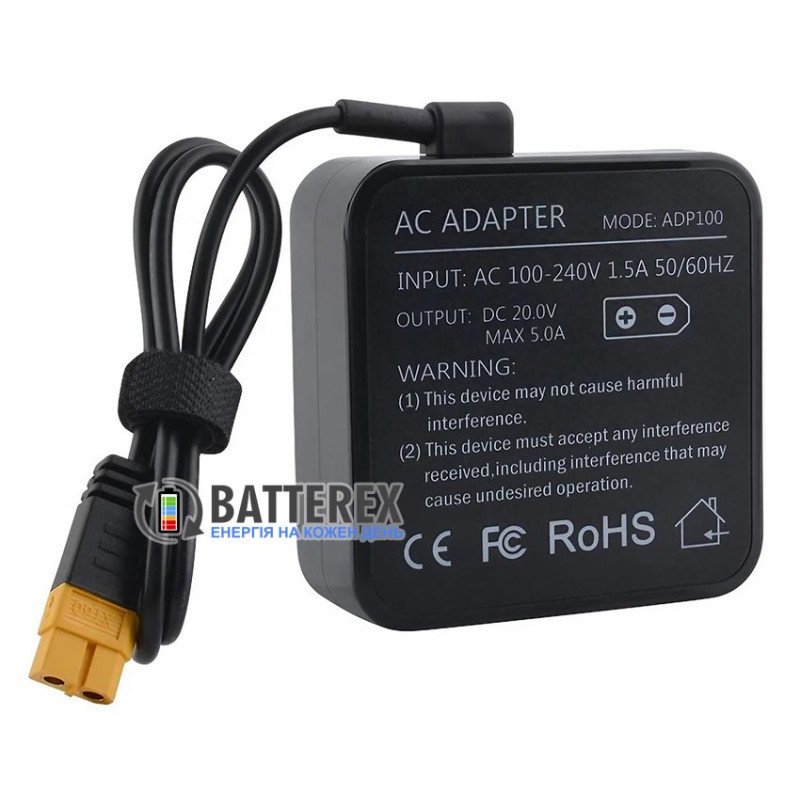 Универсальный блок питания ToolkitRC ADP100 20V/5A 100W XT60 для зарядных устройств
