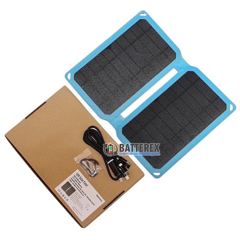 Солнечная батарея Soshine 10W Solar Panel 5V 2.1A