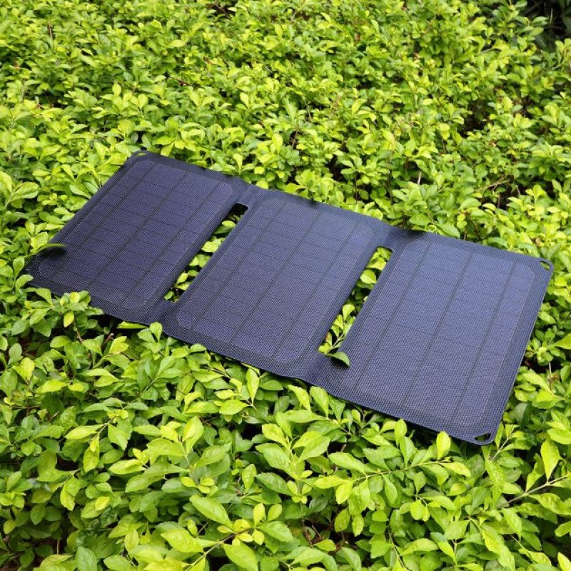 Сонячна батарея Soshine 20W Solar Panel на 2 порти USB 5V 2.1A