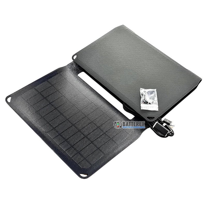 Сонячна батарея Soshine 20W Solar Panel на 2 порти USB 5V 2.1A