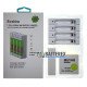Фирменный комплект: Soshine Chocolate-1.5V зарядное устройство на 4 AA Li-ion, 4 аккумулятора AAA Li-ion 1.5V Soshine 1100mWh, бокс для аккумуляторов