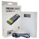 Soshine E3S White - повербанк на 4 аккумулятора 18650 на 2 порта USB 5V 3.5A, белый цвет корпуса