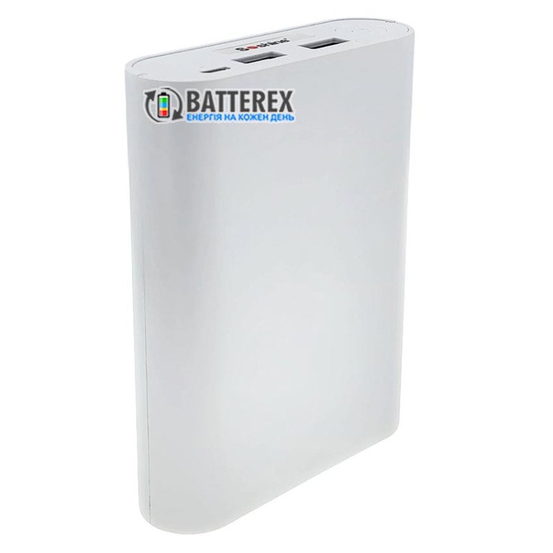 Soshine E3S White - повербанк на 4 аккумулятора 18650 на 2 порта USB 5V 3.5A, белый цвет корпуса