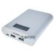 Soshine E3S White - повербанк на 4 аккумулятора 18650 на 2 порта USB 5V 3.5A, белый цвет корпуса