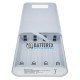 Soshine E3S White - повербанк на 4 аккумулятора 18650 на 2 порта USB 5V 3.5A, белый цвет корпуса
